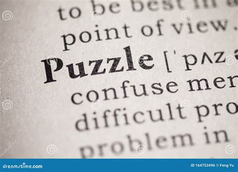 What is the real meaning of puzzle?