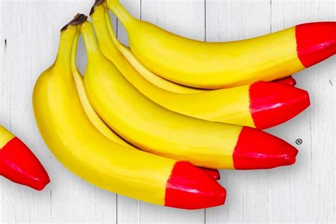 What is the red tip on bananas?
