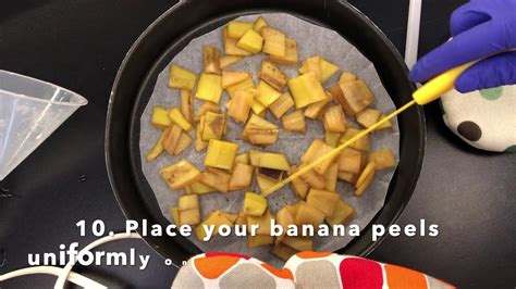 What is the research on banana peels?