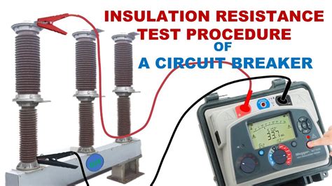 What is the resistance test on a circuit breaker?