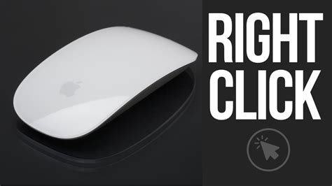 What is the right click on a Mac?