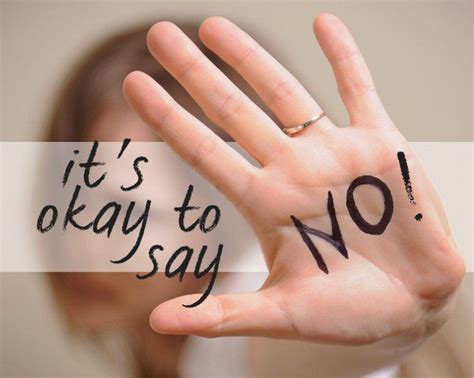 What is the right to say no?