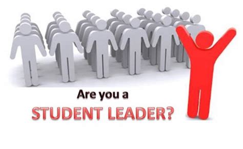 What is the role of a student leader?