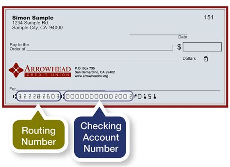 What is the routing number and account number?