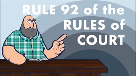 What is the rule 92 in Texas?