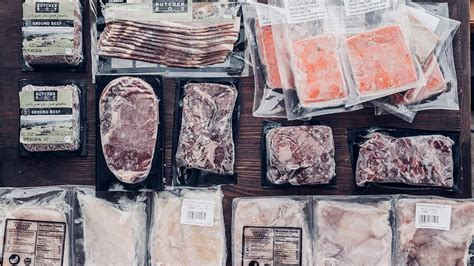 What is the rule for frozen meat?