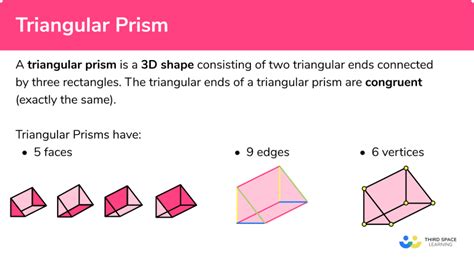 What is the rule for triangular prism?
