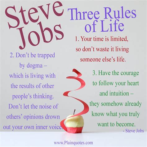 What is the rule number 3 in life?