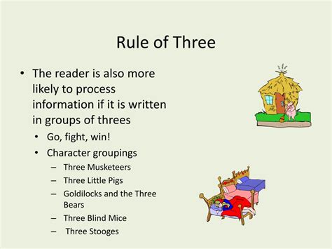 What is the rule of 3 threes?