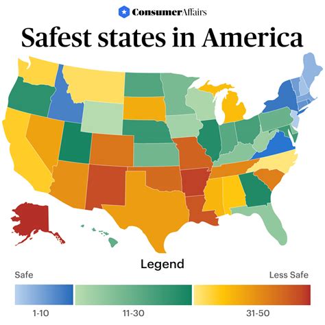What is the safest place in the United States?