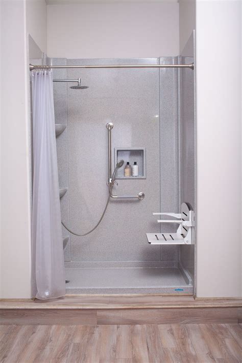 What is the safest shower floor for seniors?