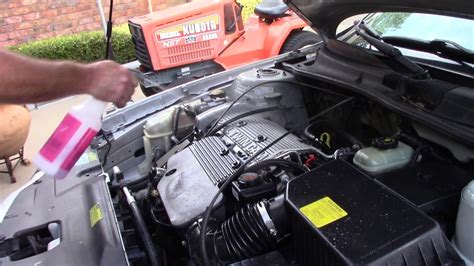 What is the safest way to clean an engine?