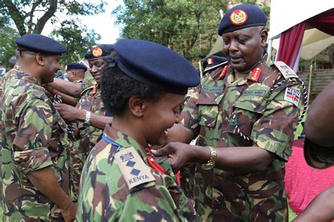 What is the salary of Kenya military?