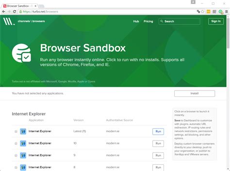 What is the sandbox feature in Firefox?