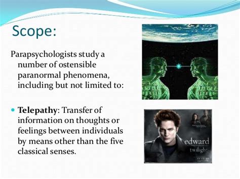 What is the scope of parapsychology?