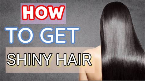 What is the secret of shiny hair?