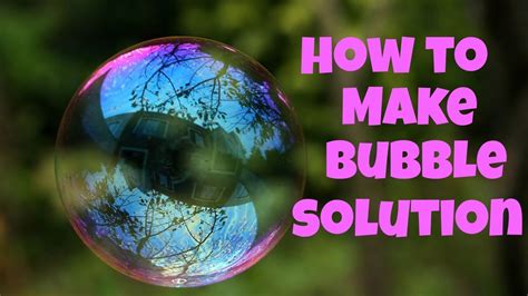 What is the secret to good bubbles?
