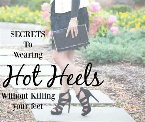 What is the secret to wearing heels?