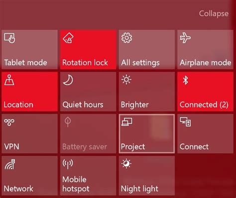 What is the shortcut for casting Windows 10?