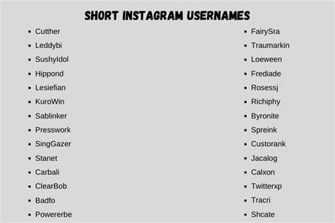 What is the shortest Instagram username available?
