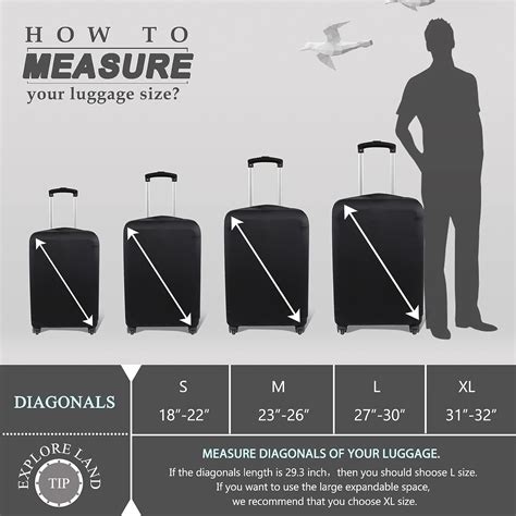 What is the size of a 27 inch suitcase in CM?