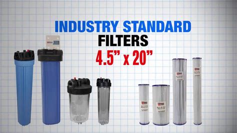 What is the size of a water filter?