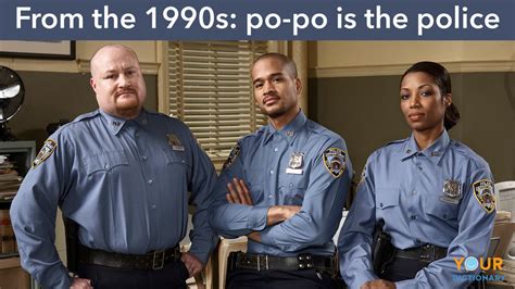 What is the slang for police po po?