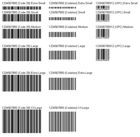 What is the smallest barcode?