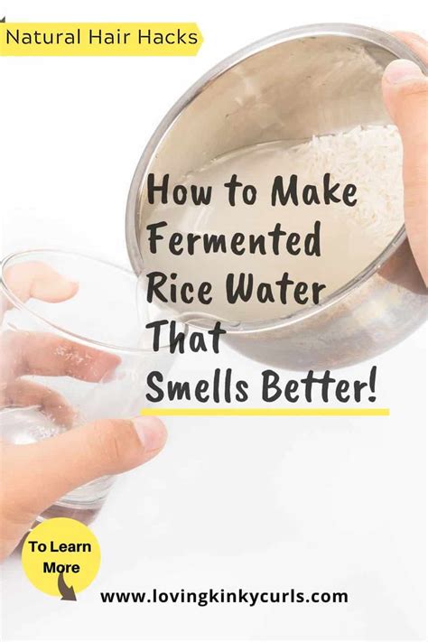 What is the smell of fermented rice?