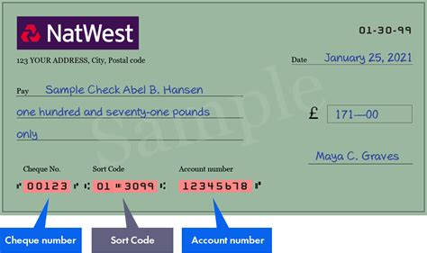 What is the sort code 013099?