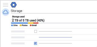 What is the storage limit for Google shared drives?