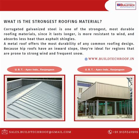 What is the strongest roofing material?