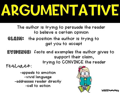 What is the structure of an argumentative text?