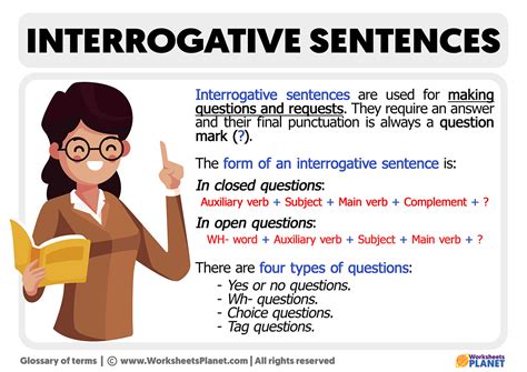 What is the structure of an interrogative sentence?