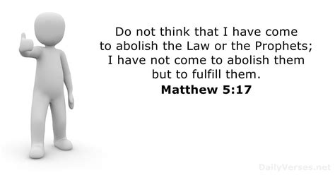 What is the summary of Matthew 5 17 19?