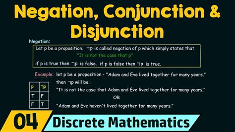 What is the symbol for disjunction?