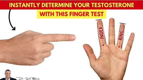 What is the testosterone finger?