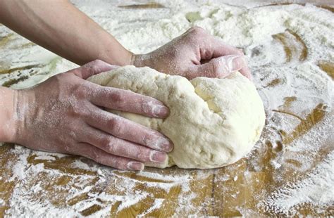 What is the texture supposed to be after kneading?