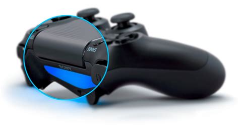 What is the thing in the middle of the PS4 controller?