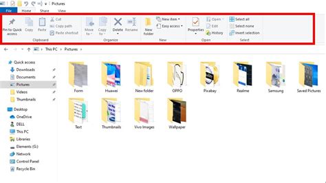 What is the tool bar in Windows Explorer?