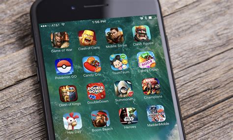 What is the top 10 mobile game?