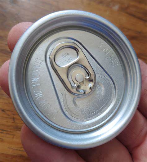 What is the top of a soda can called?