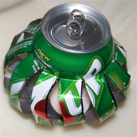 What is the top of a soda can made of?