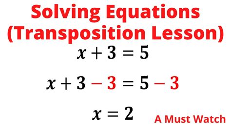 What is the transpose rule in math?