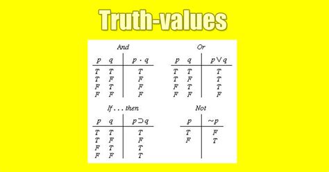 What is the truth value of a proposition?