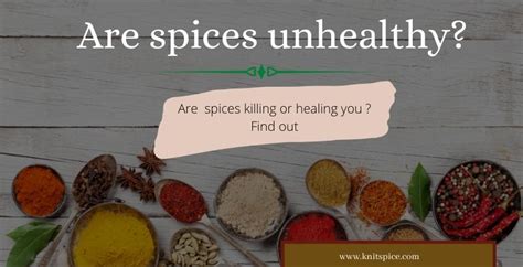 What is the unhealthiest spice?