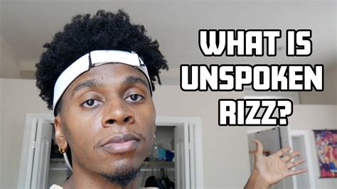 What is the unspoken rizz rule?