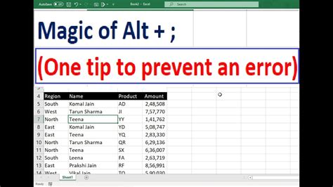 What is the use of Alt Q in Excel?