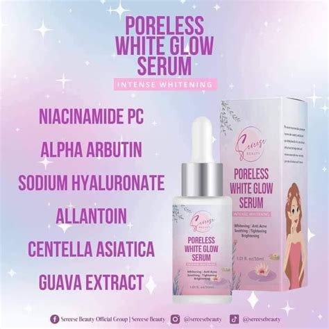 What is the use of white glow serum?