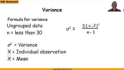 What is the variance of ungrouped data?